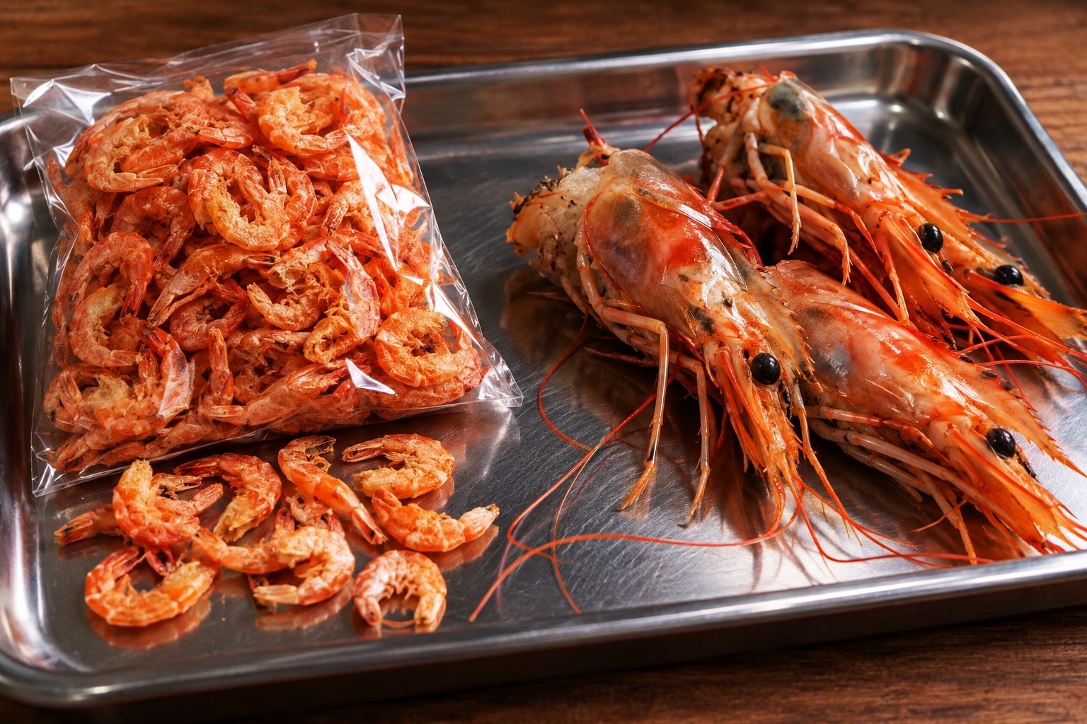 Comment : Remplacer les crevettes séchées en cuisine fusion.